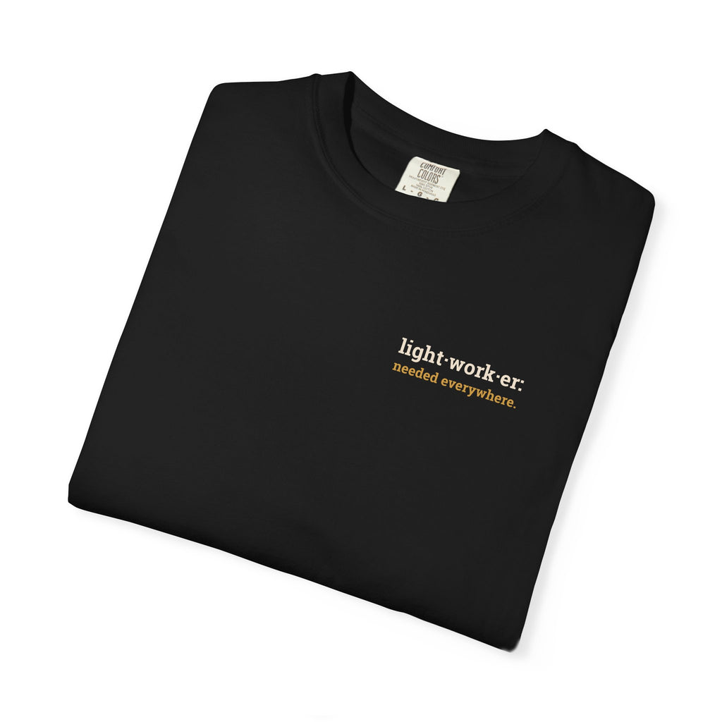 Lightworker Definition T-Shirt — Inspirational Back-Print Tee for Healers & Empaths