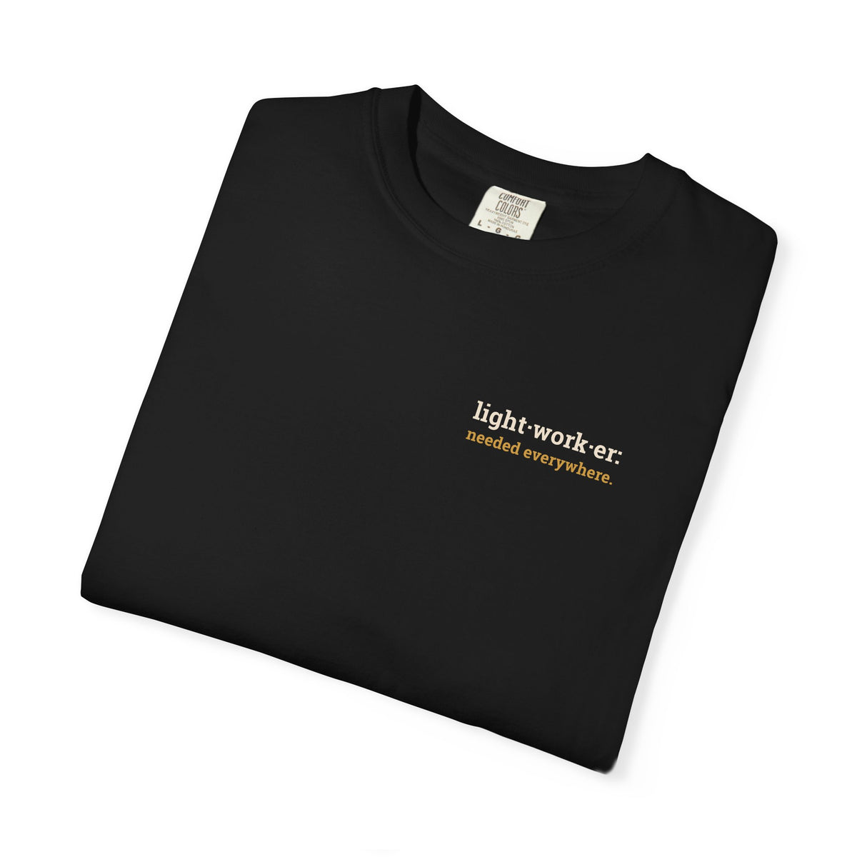 Lightworker Definition T-Shirt — Inspirational Back-Print Tee for Healers & Empaths