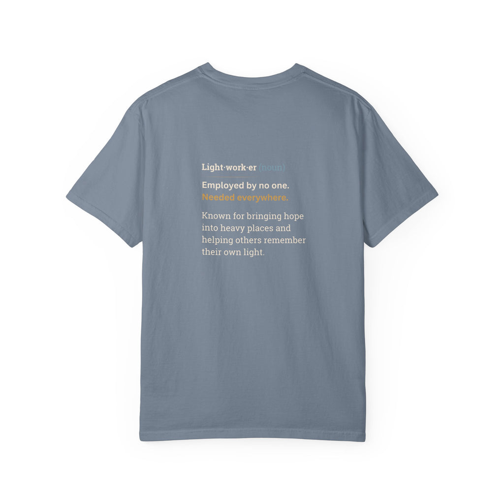 Lightworker Definition T-Shirt — Inspirational Back-Print Tee for Healers & Empaths
