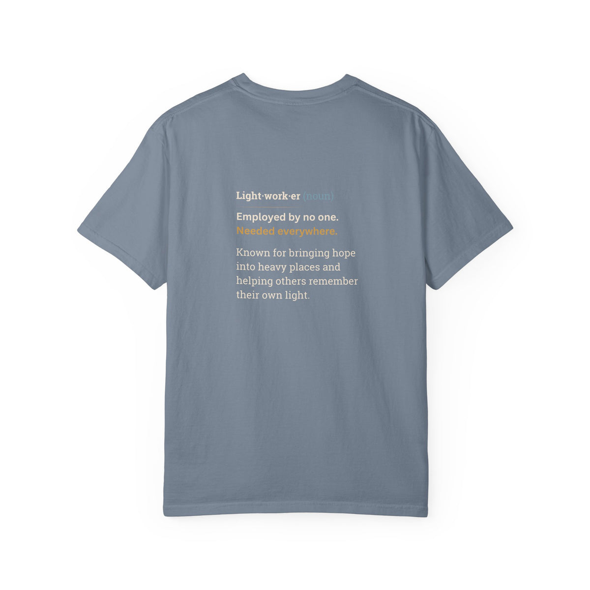 Lightworker Definition T-Shirt — Inspirational Back-Print Tee for Healers & Empaths