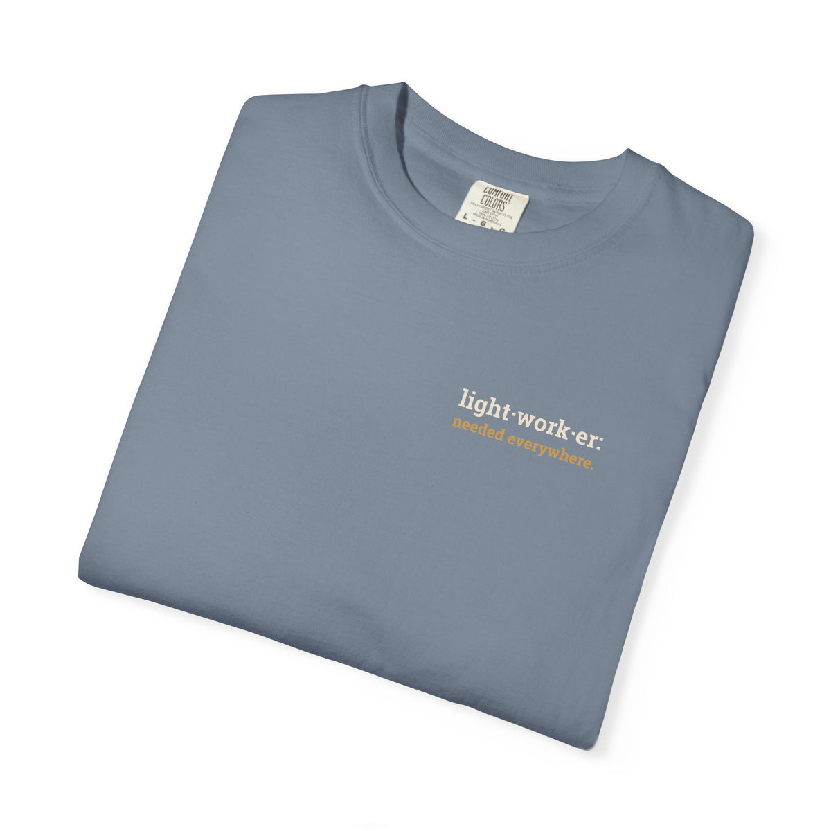 Lightworker Definition T-Shirt — Inspirational Back-Print Tee for Healers & Empaths