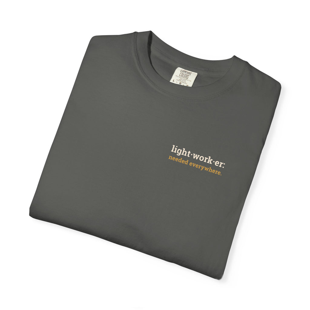 Lightworker Definition T-Shirt — Inspirational Back-Print Tee for Healers & Empaths