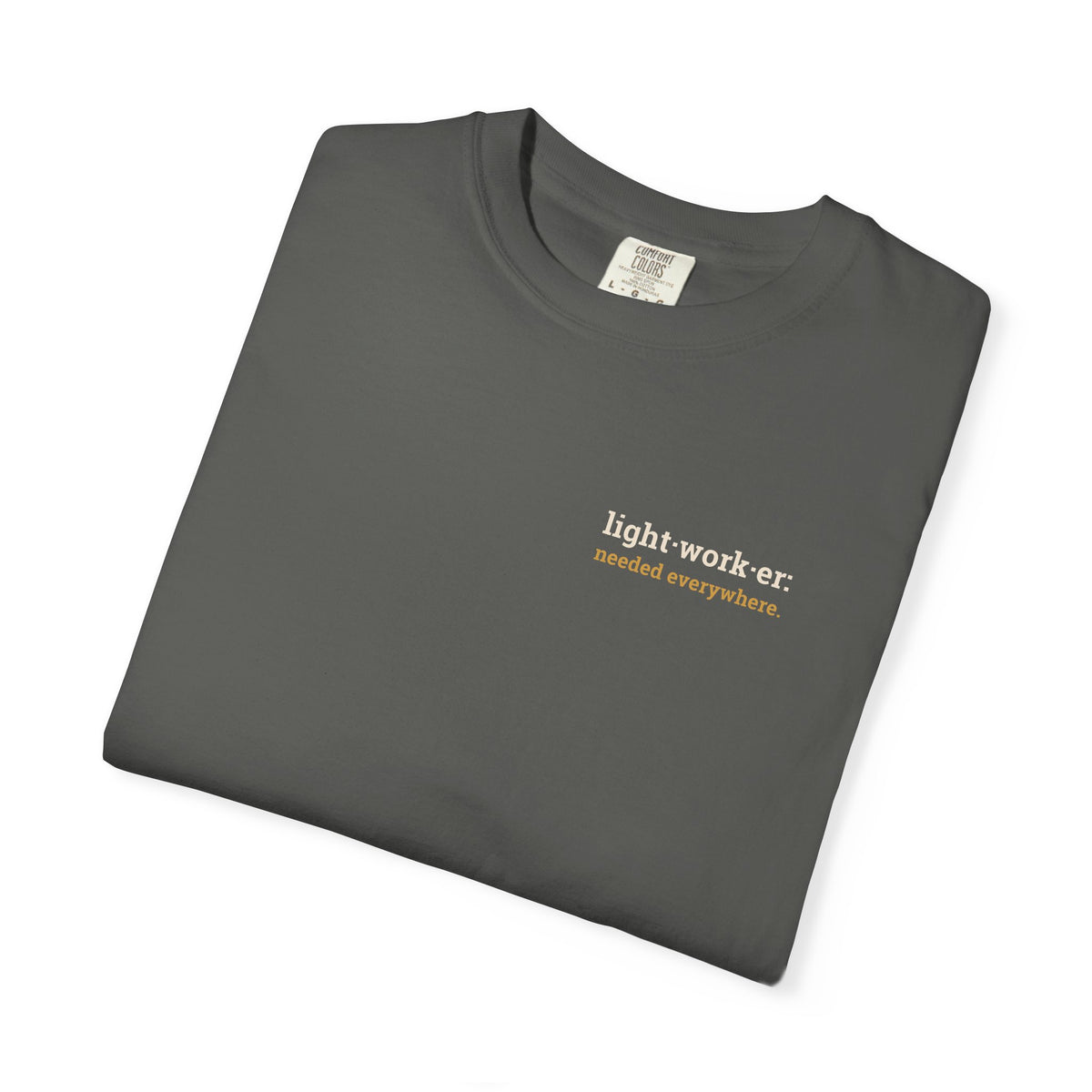 Lightworker Definition T-Shirt — Inspirational Back-Print Tee for Healers & Empaths