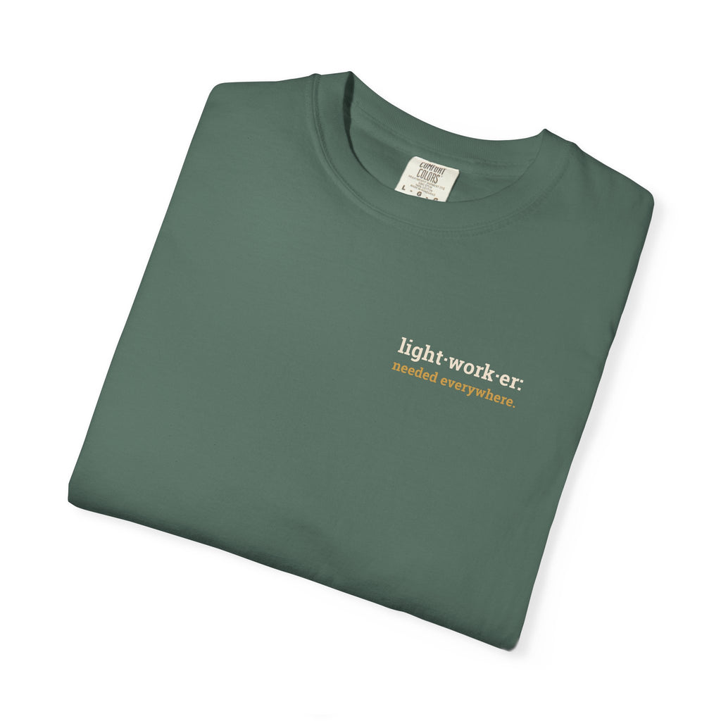 Lightworker Definition T-Shirt — Inspirational Back-Print Tee for Healers & Empaths