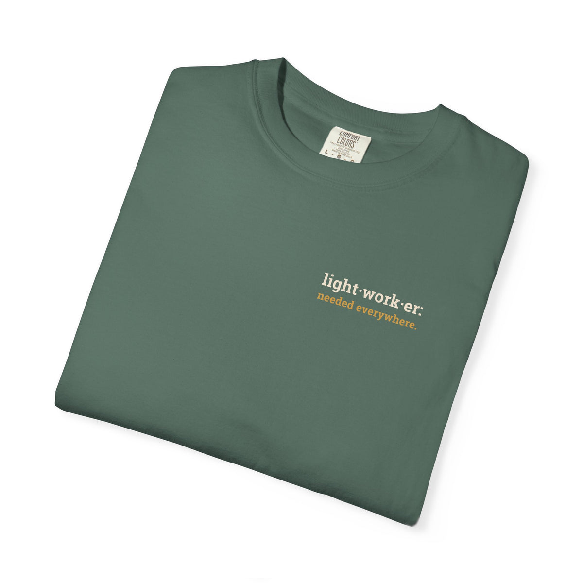 Lightworker Definition T-Shirt — Inspirational Back-Print Tee for Healers & Empaths