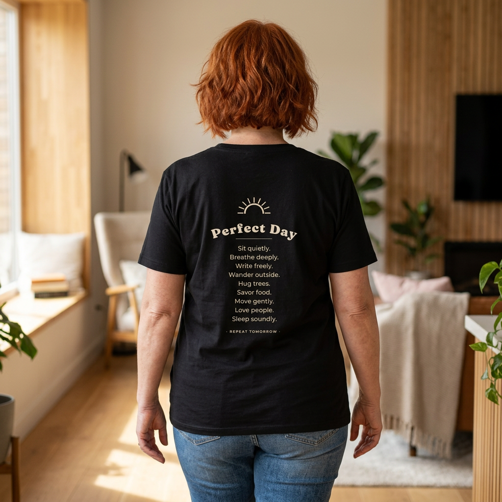 Perfect Day T-Shirt — Relaxation Reminder Graphic Tee
