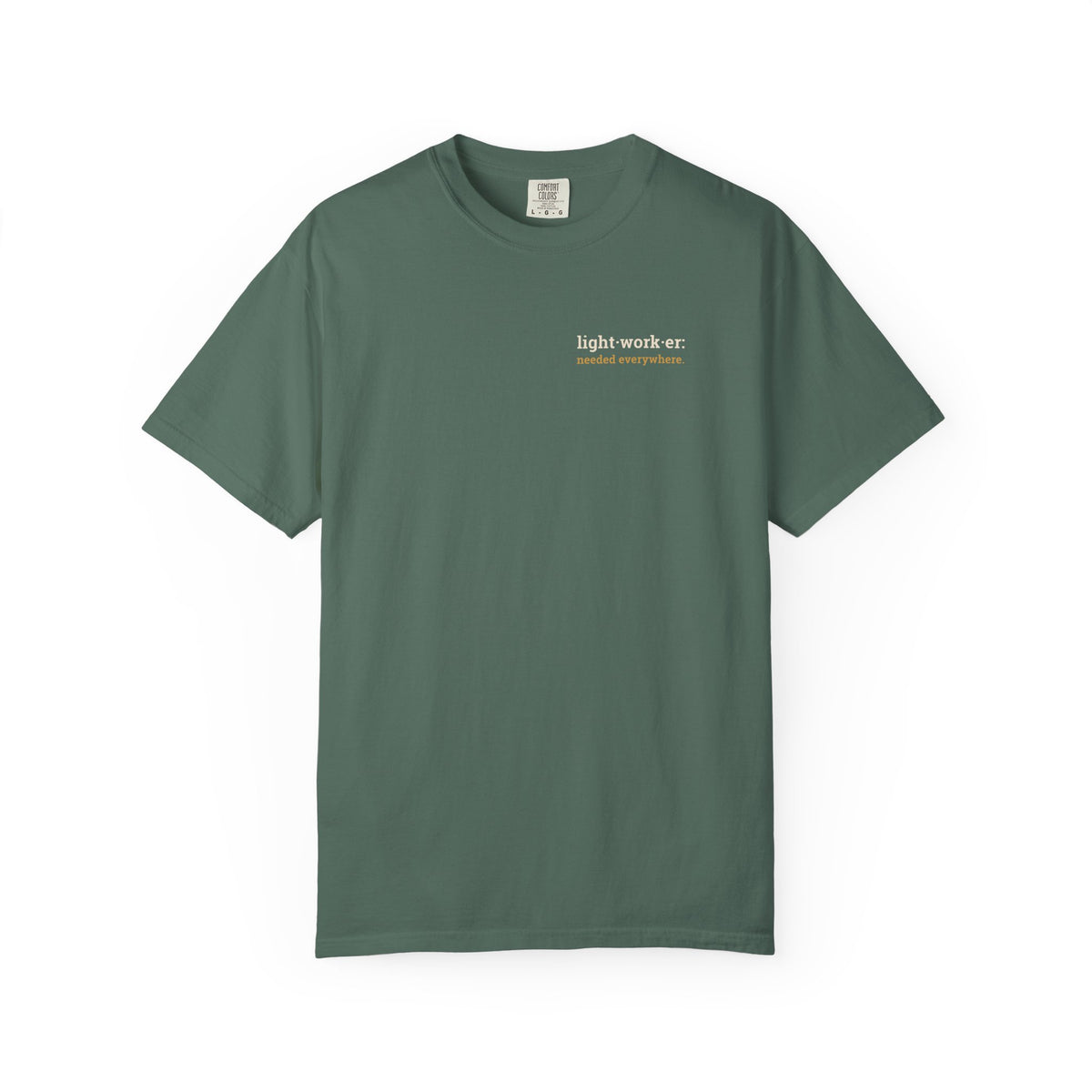 Lightworker Definition T-Shirt — Inspirational Back-Print Tee for Healers & Empaths