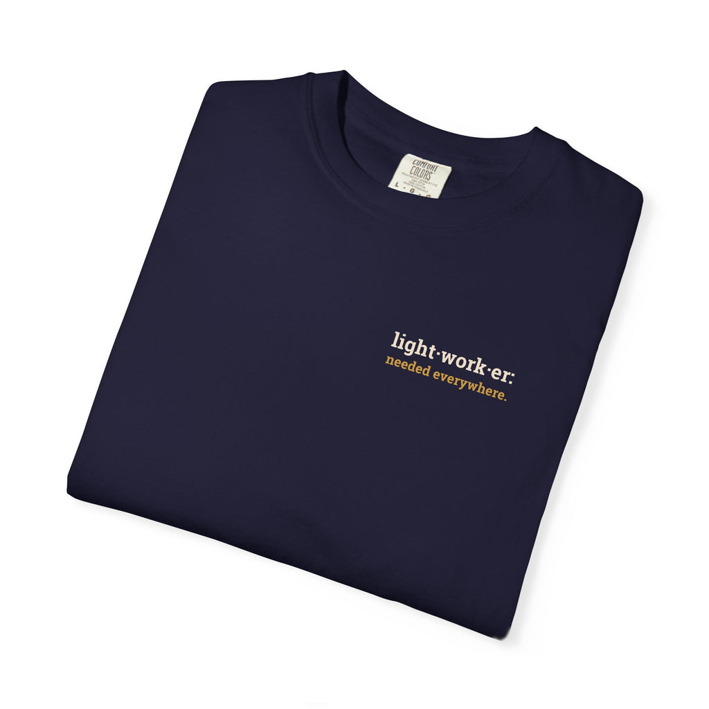 Lightworker Definition T-Shirt — Inspirational Back-Print Tee for Healers & Empaths