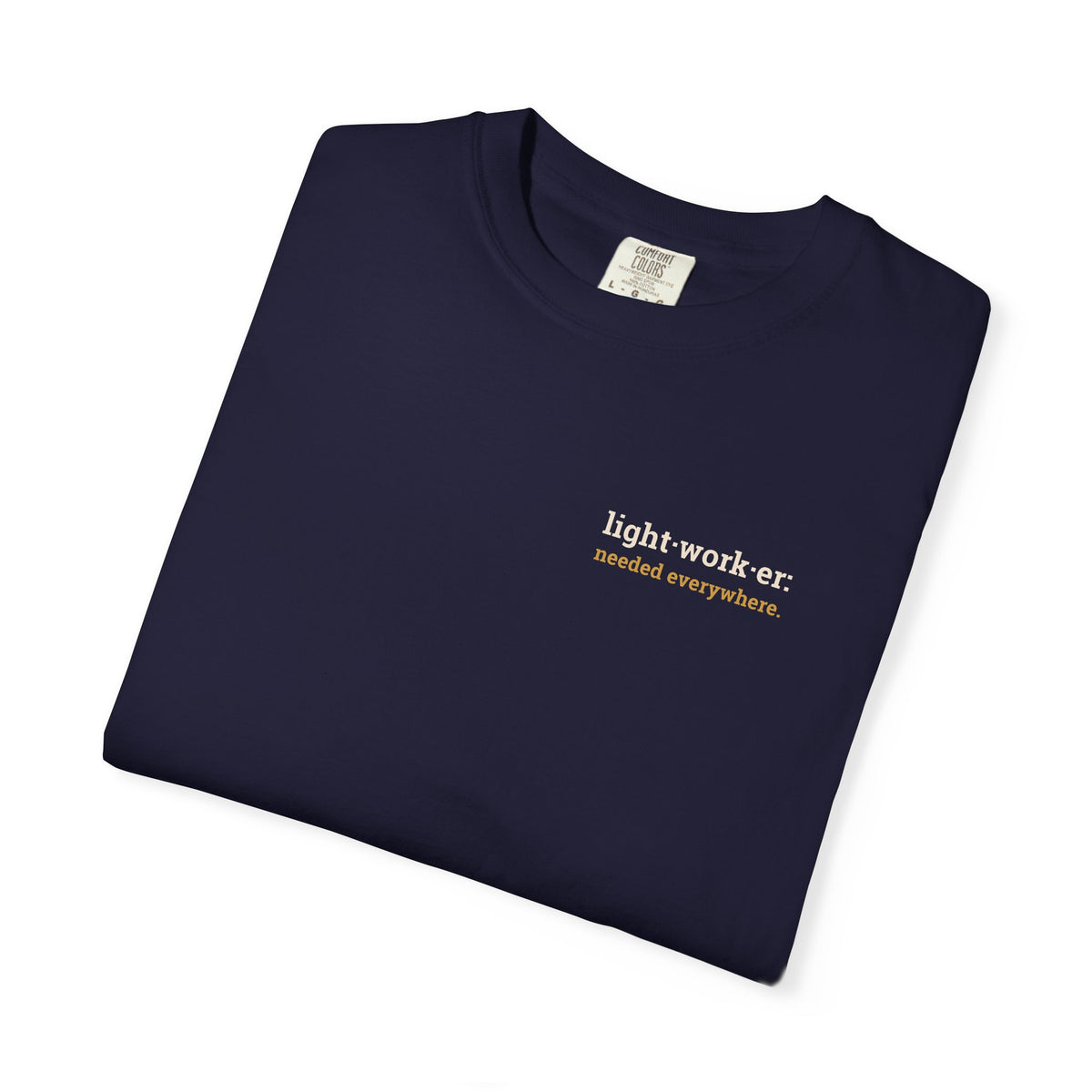 Lightworker Definition T-Shirt — Inspirational Back-Print Tee for Healers & Empaths