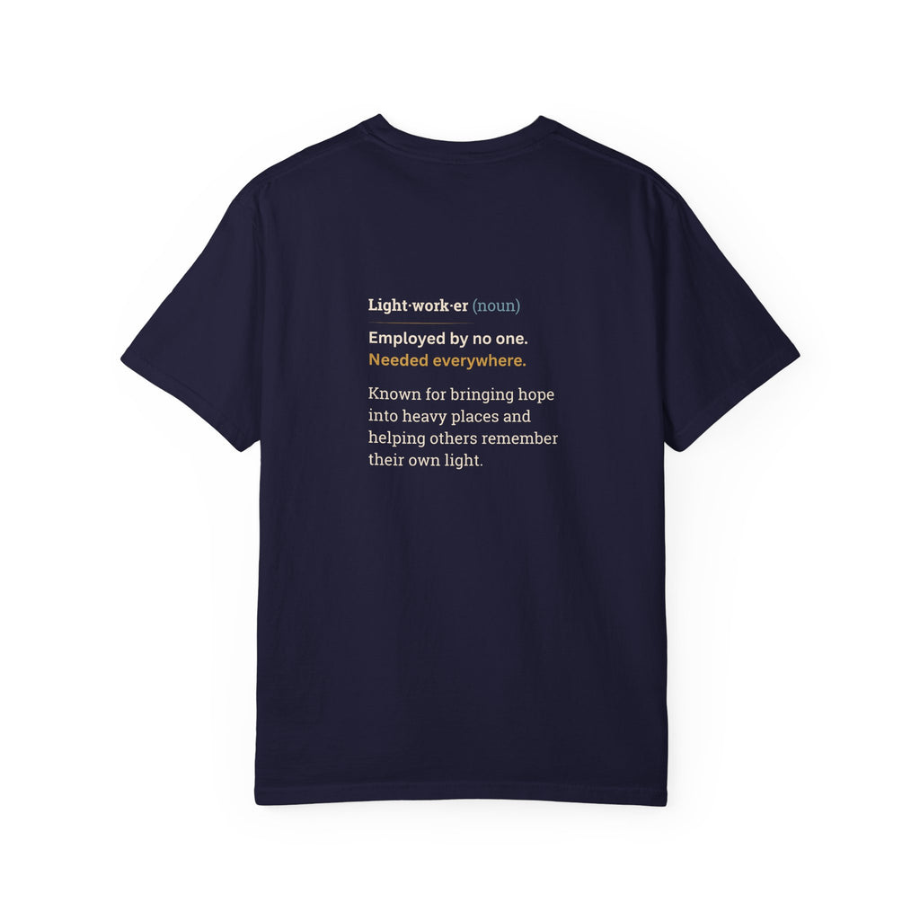 Lightworker Definition T-Shirt — Inspirational Back-Print Tee for Healers & Empaths