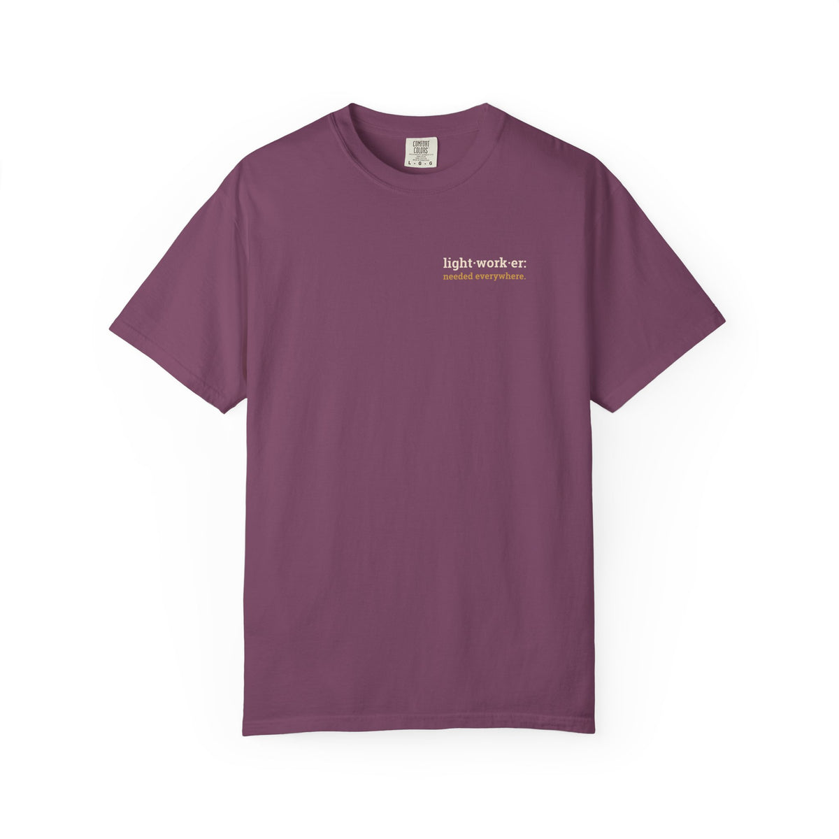 Lightworker Definition T-Shirt — Inspirational Back-Print Tee for Healers & Empaths